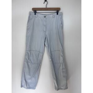 NY Khakis Cargo Pants Light Gray Size 14 Average